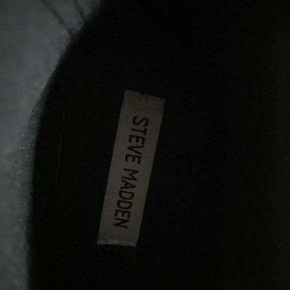 Steve Madden Black Heeled Boots - Picture 4 of 4